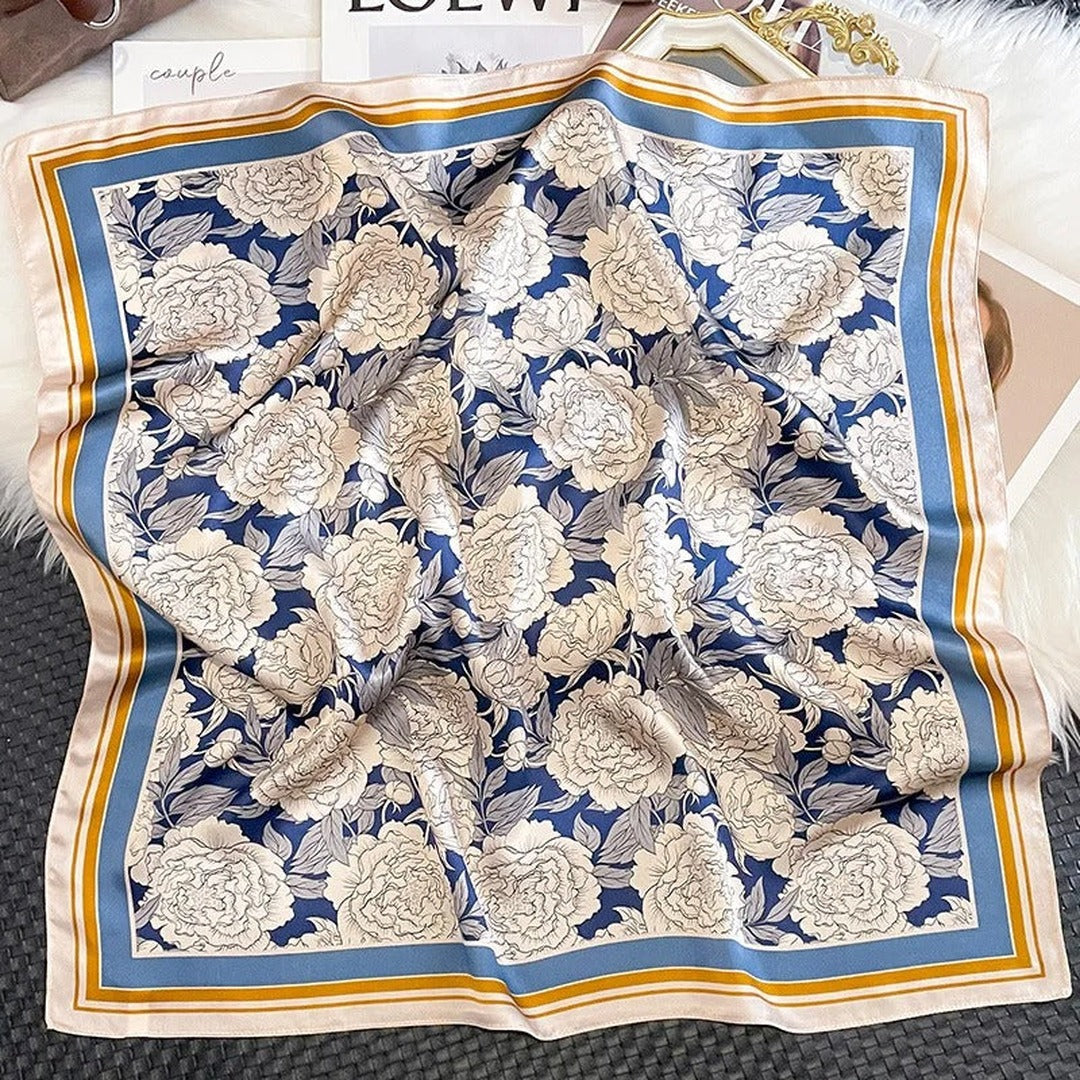 Aurelia Mulberry Silk Square Scarf — image 1