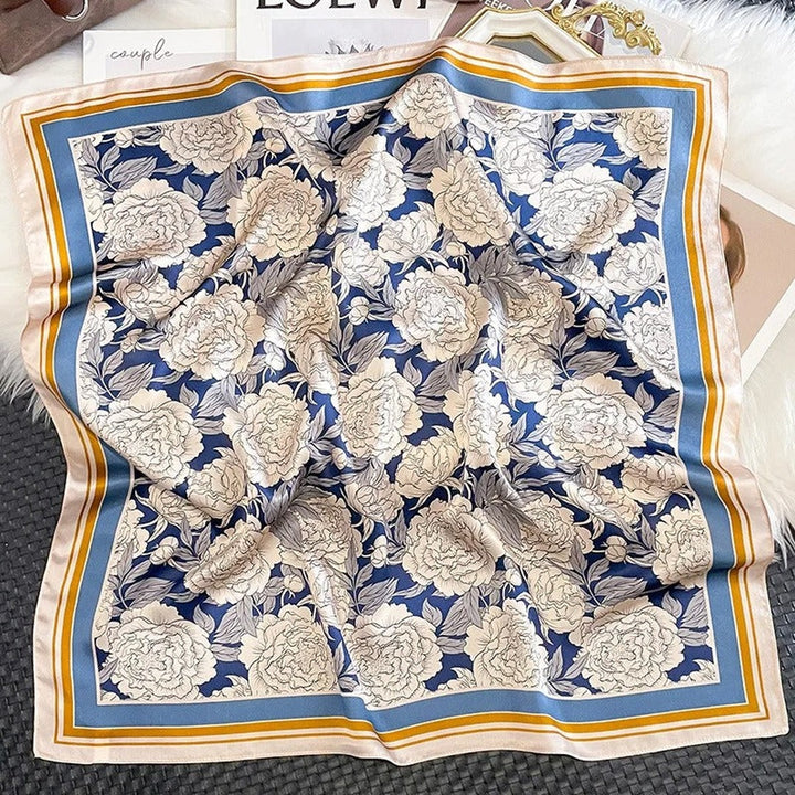 Aurelia Mulberry Silk Square Scarf — image 1