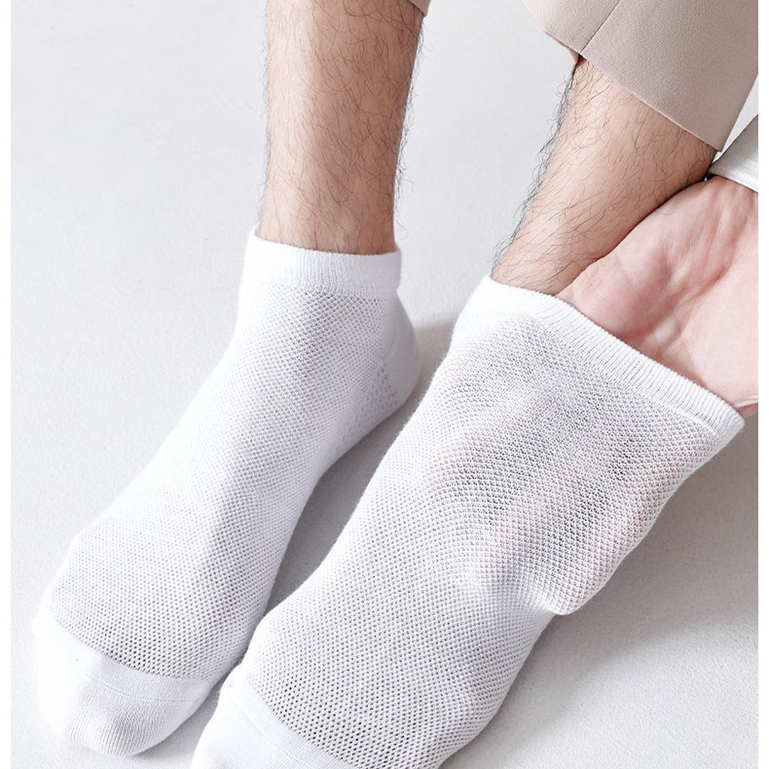 Novelty 6-Pack Breathable Antibacterial Low-Cut Socks for Men — image 1