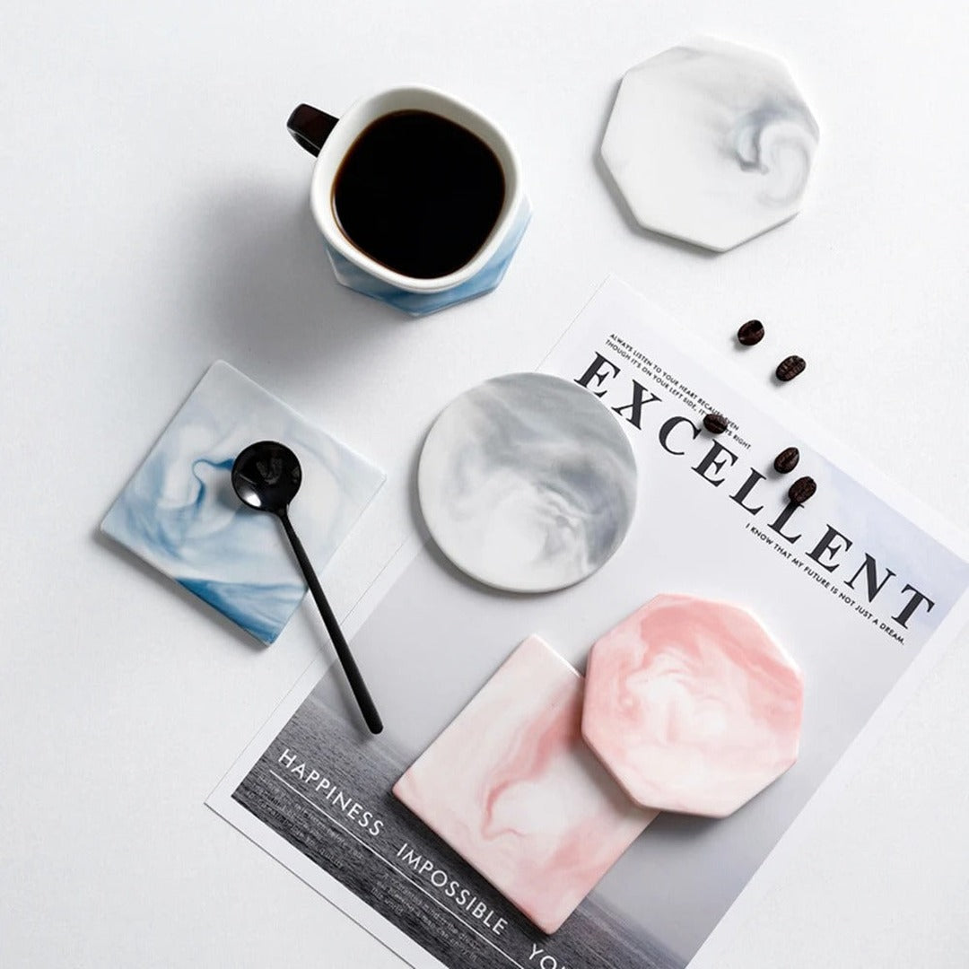 Trieste Marble Ceramic Coaster — image 1