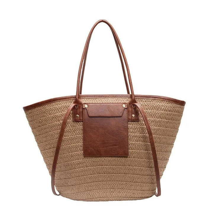 Soleil Straw Basket Bag — image 1