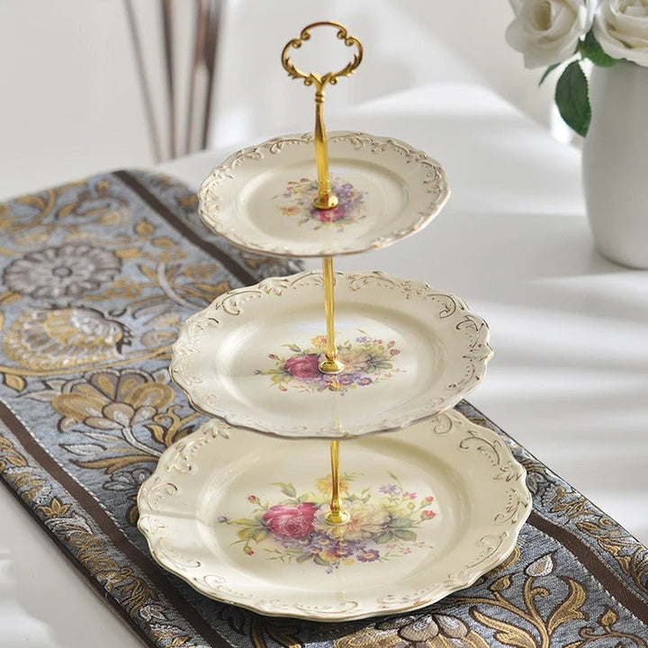 Caserta 3-Tier Porcelain Stand — image 1