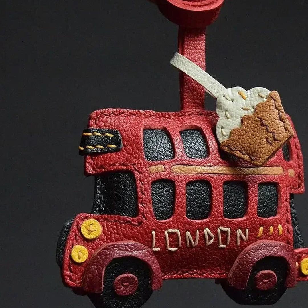 Red Bus Bag Charm — image 1