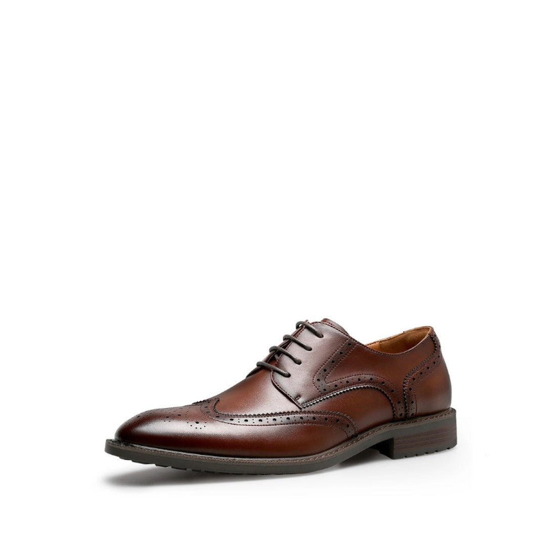 Matthew  English Carved Derby Leather Shoes — image 1