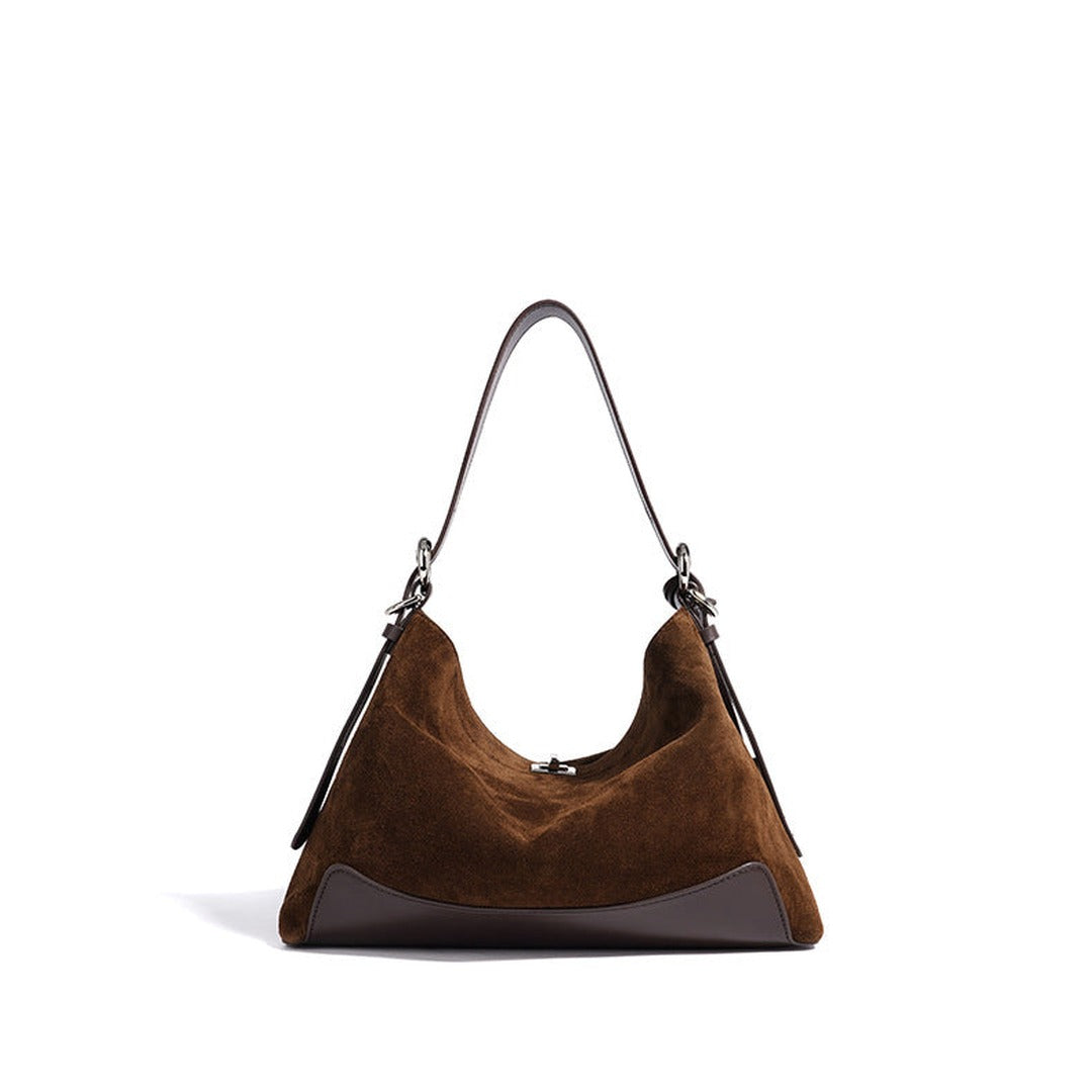 Geneviève Suede Shoulder Bag — image 1