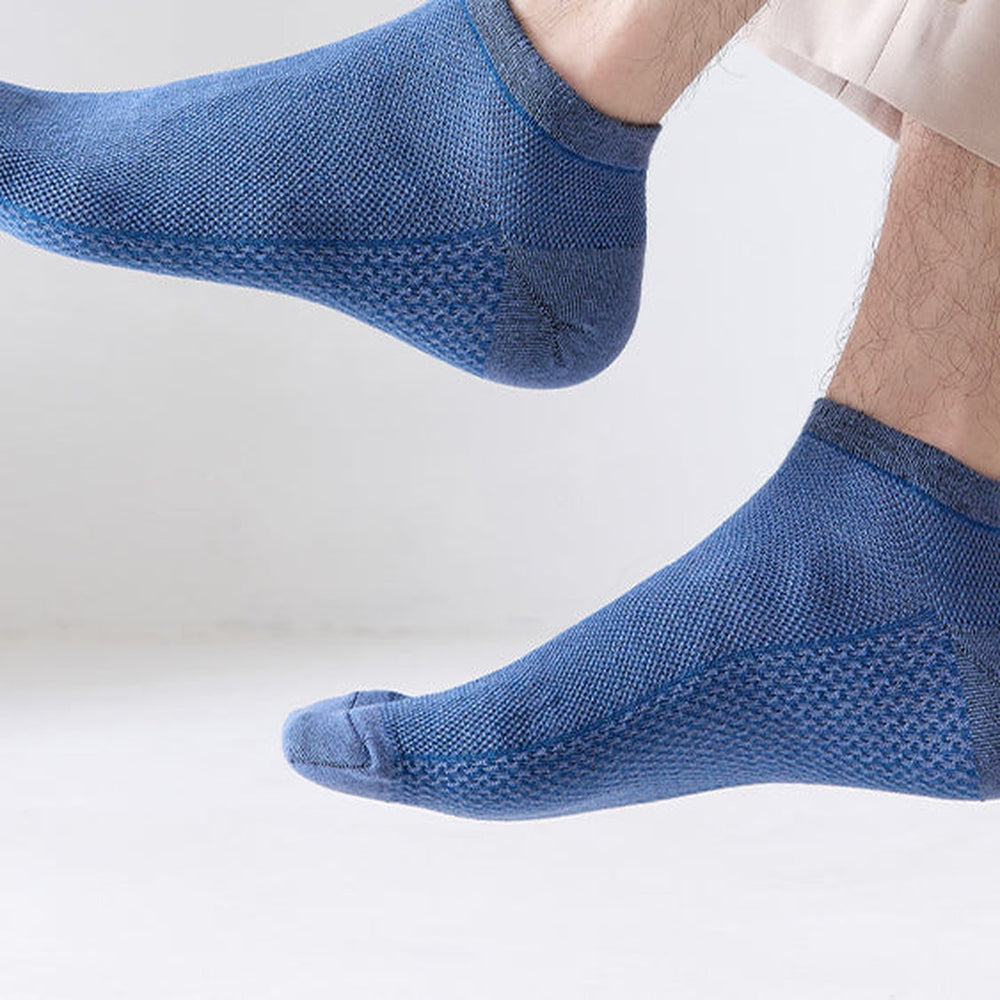 Novelty 6-Pack Breathable Antibacterial Low-Cut Socks for Men — image 2