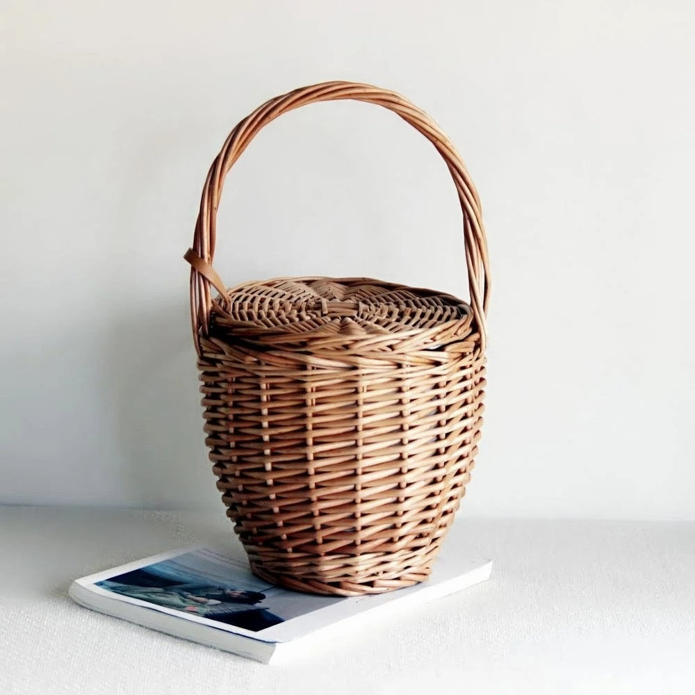 Côte Rattan Basket Bag — image 2