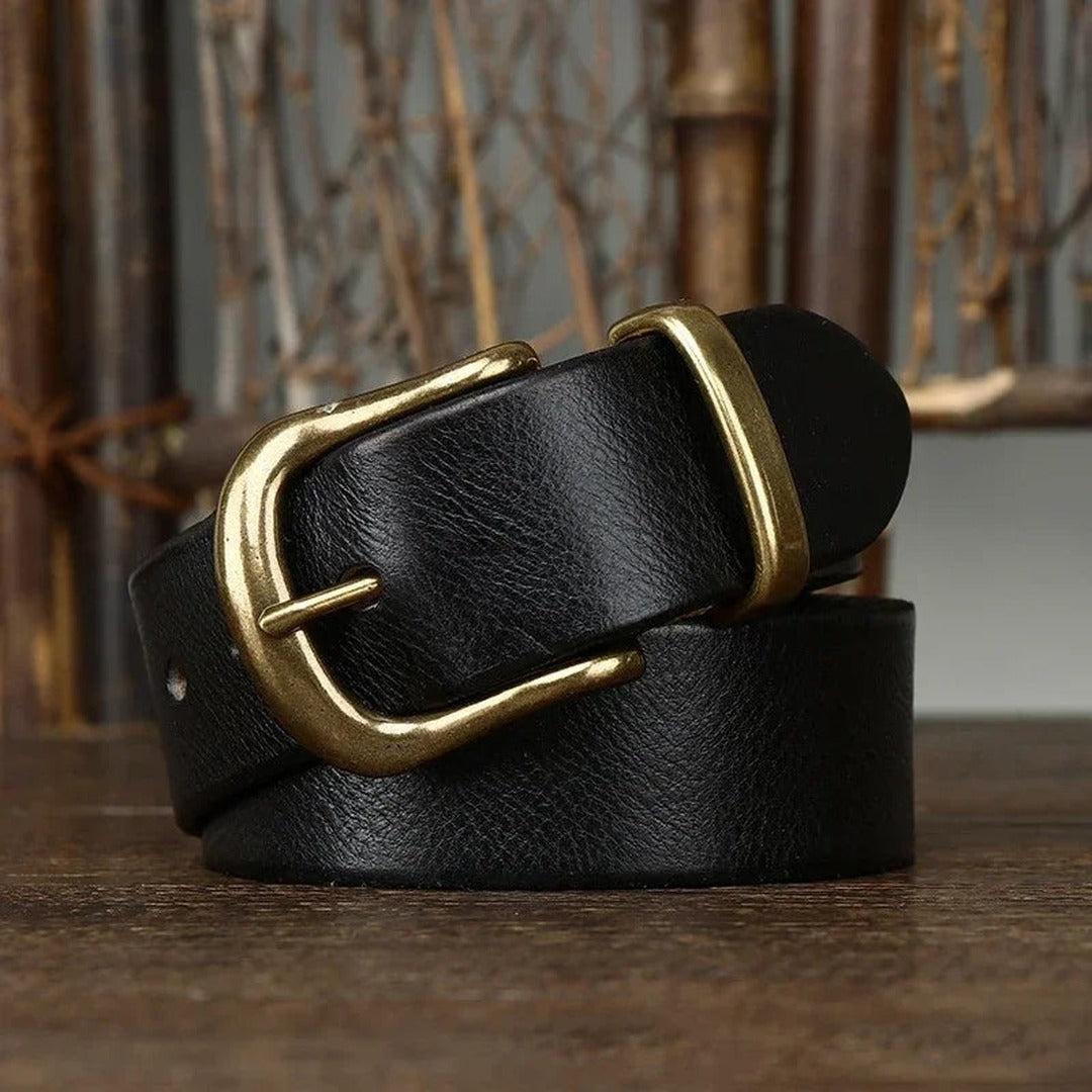 Matte Cowhide Pin-Buckle Belt — image 2