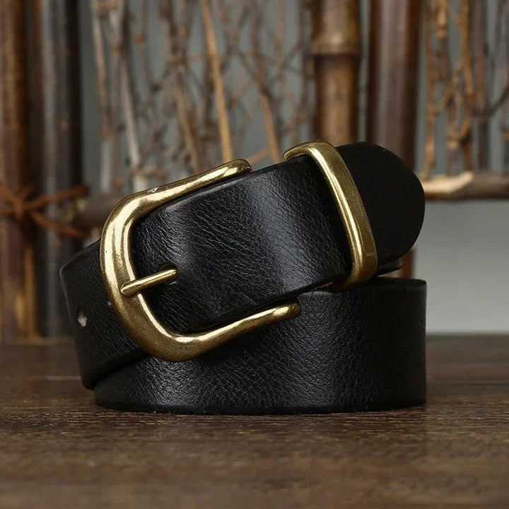 Matte Cowhide Pin-Buckle Belt — image 2