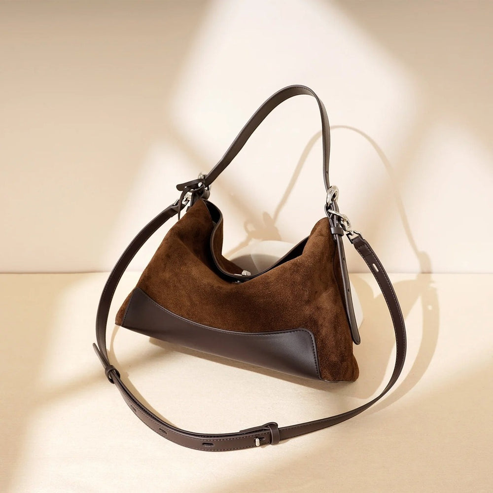 Geneviève Suede Shoulder Bag — image 2