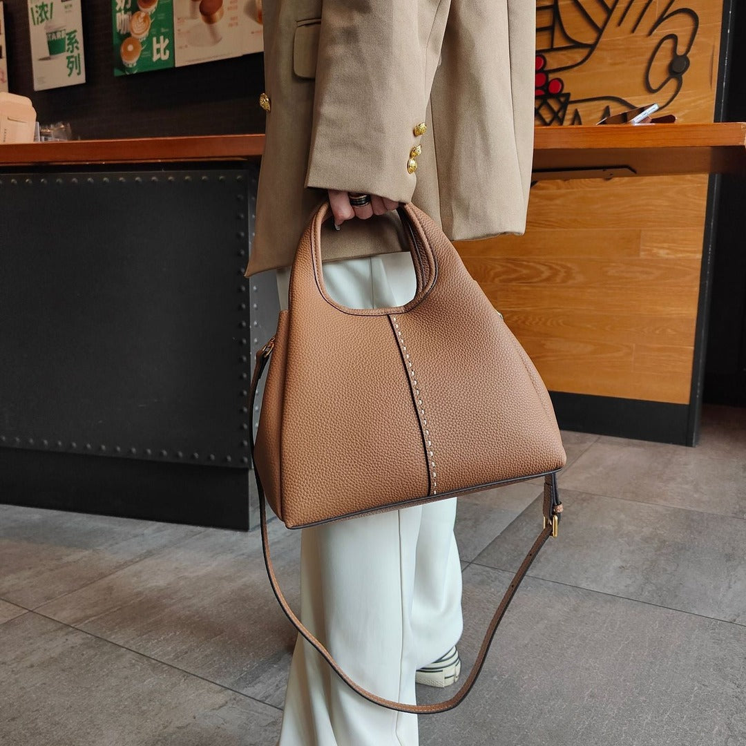 Léontine Bucket Leather Tote — image 2