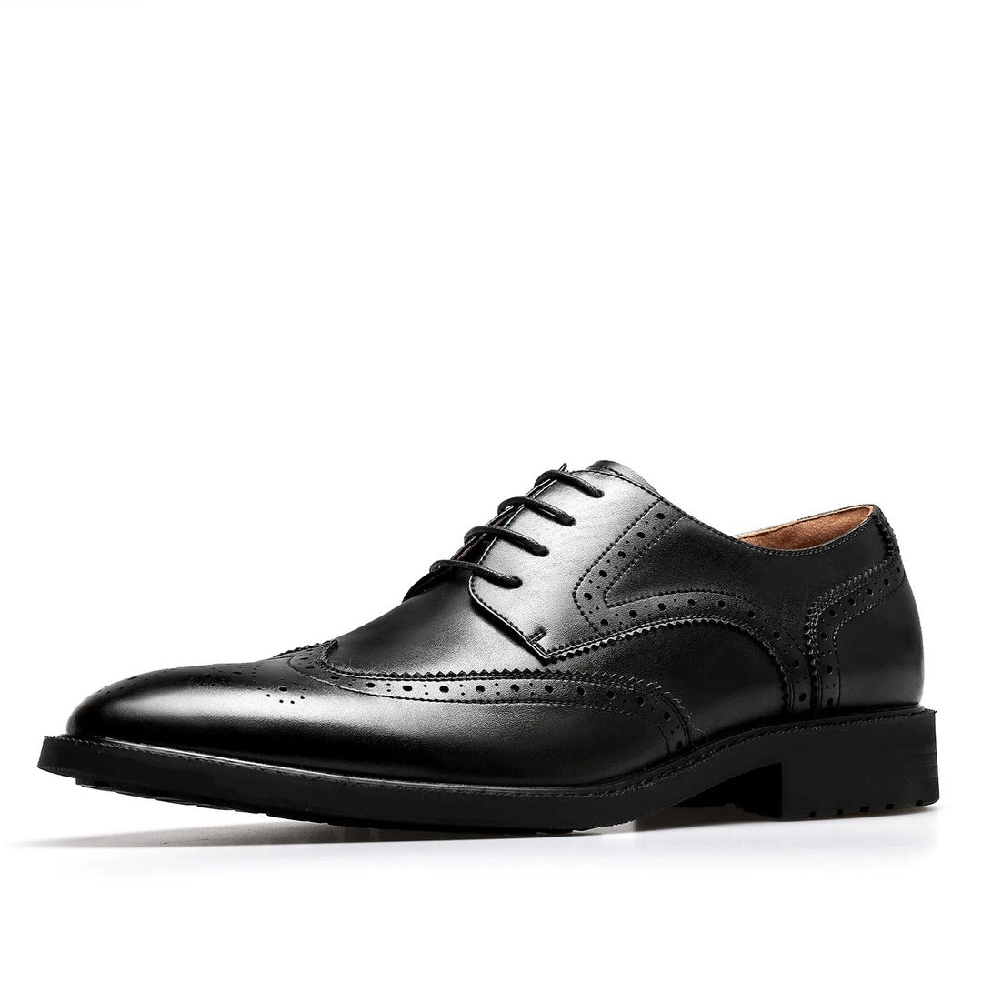 Matthew  English Carved Derby Leather Shoes — image 3