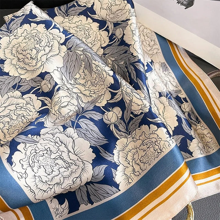 Aurelia Mulberry Silk Square Scarf — image 3