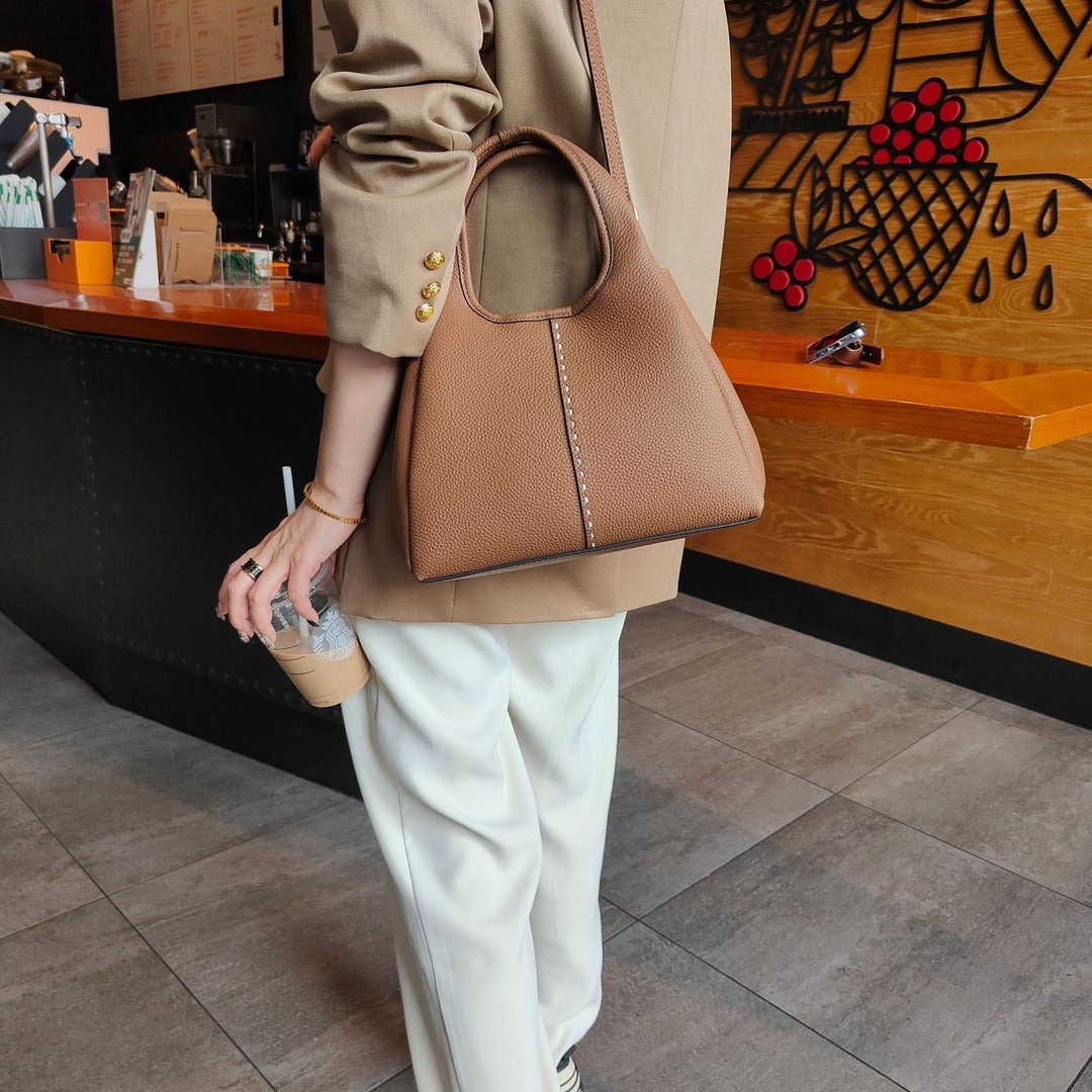 Léontine Bucket Leather Tote — image 4