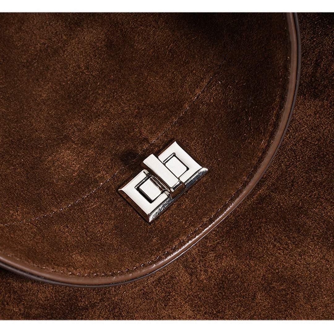 Geneviève Suede Shoulder Bag — image 4
