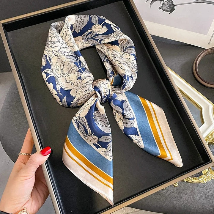 Aurelia Mulberry Silk Square Scarf — image 4