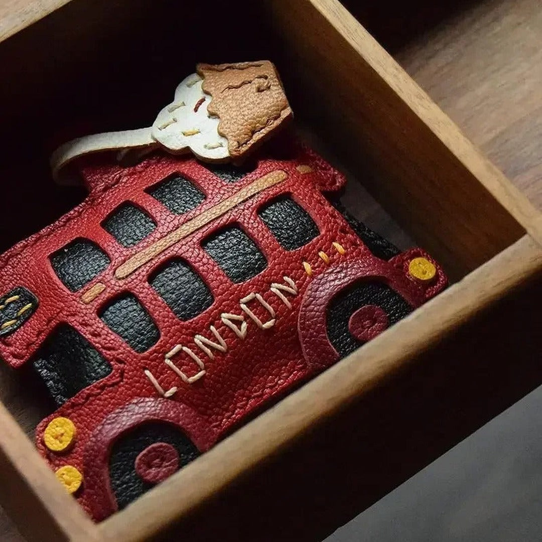 Red Bus Bag Charm — image 5
