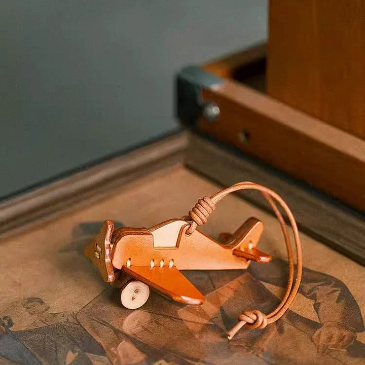 Airplane Leather  Bag Charm — image 6
