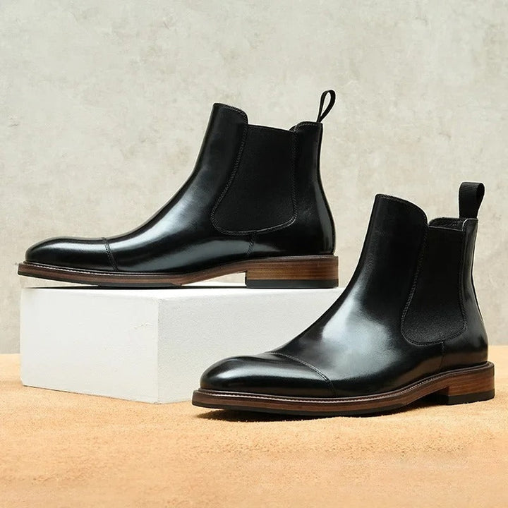 Jacob Retro Chelsea Leather Boots — image 6