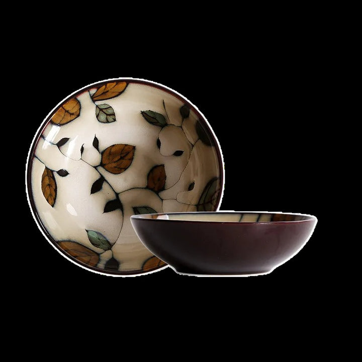 Modena Hand-Painted Flowers Ceramic Plate — image 7