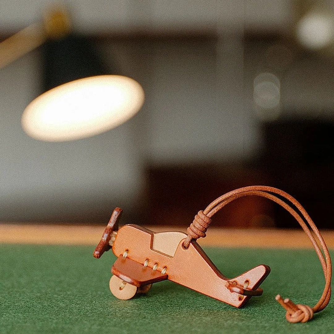 Airplane Leather  Bag Charm — image 7