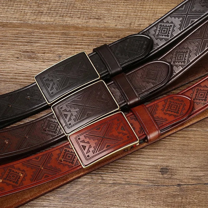 Edmondo Retro Genuine Leather Belt — image 7