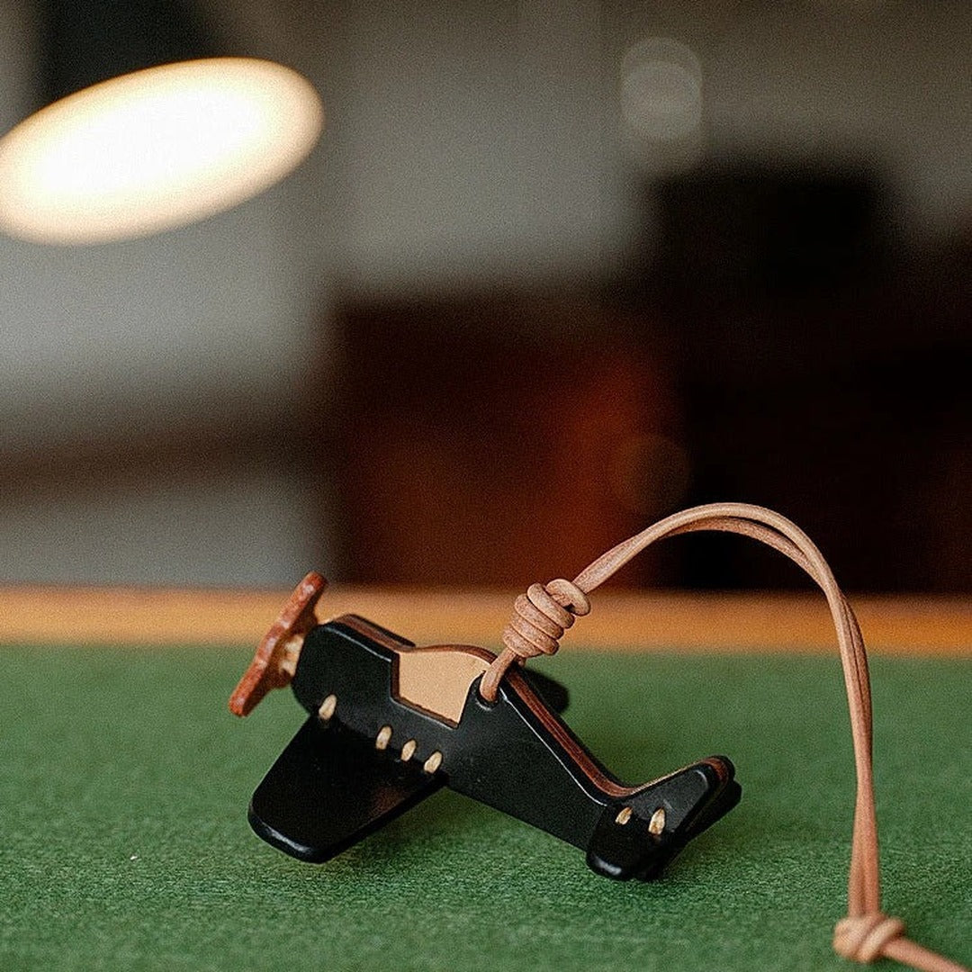 Airplane Leather  Bag Charm — image 8