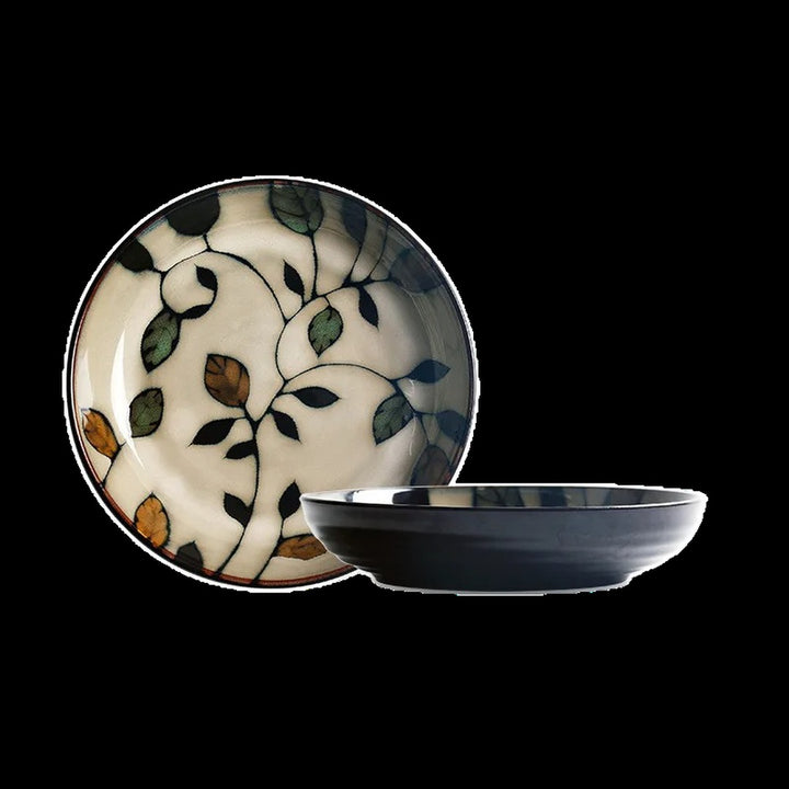 Modena Hand-Painted Flowers Ceramic Plate — image 9