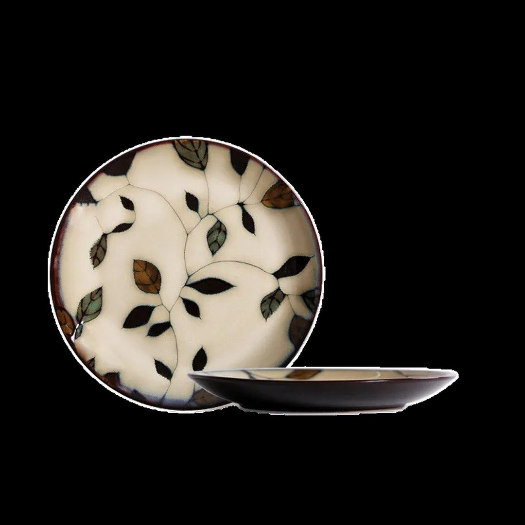 Modena Hand-Painted Flowers Ceramic Plate — image 10