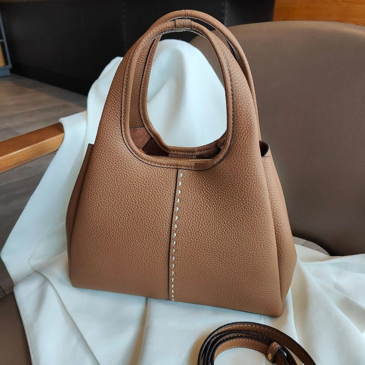Léontine Bucket Leather Tote — image 10