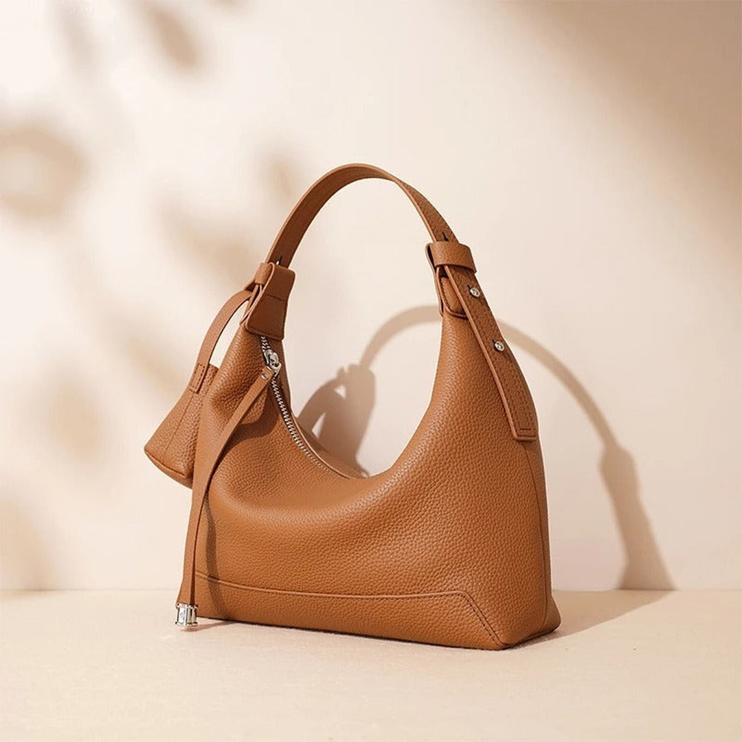 Hazel Leather Shoulder Bag — image 10
