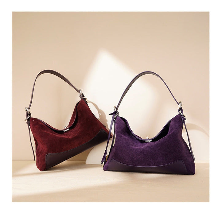 Geneviève Suede Shoulder Bag — image 10