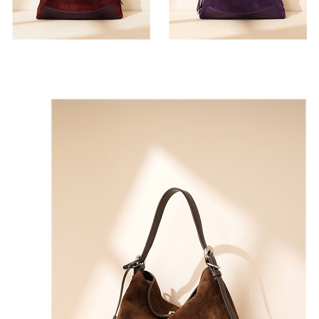 Geneviève Suede Shoulder Bag — image 11