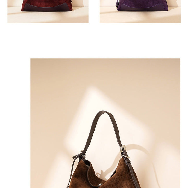 Geneviève Suede Shoulder Bag — image 11