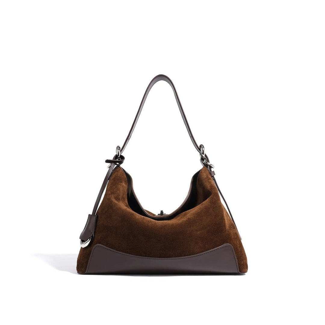 Geneviève Suede Shoulder Bag — image 12