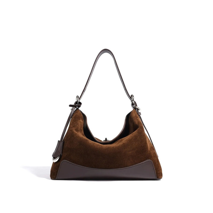Geneviève Suede Shoulder Bag — image 12