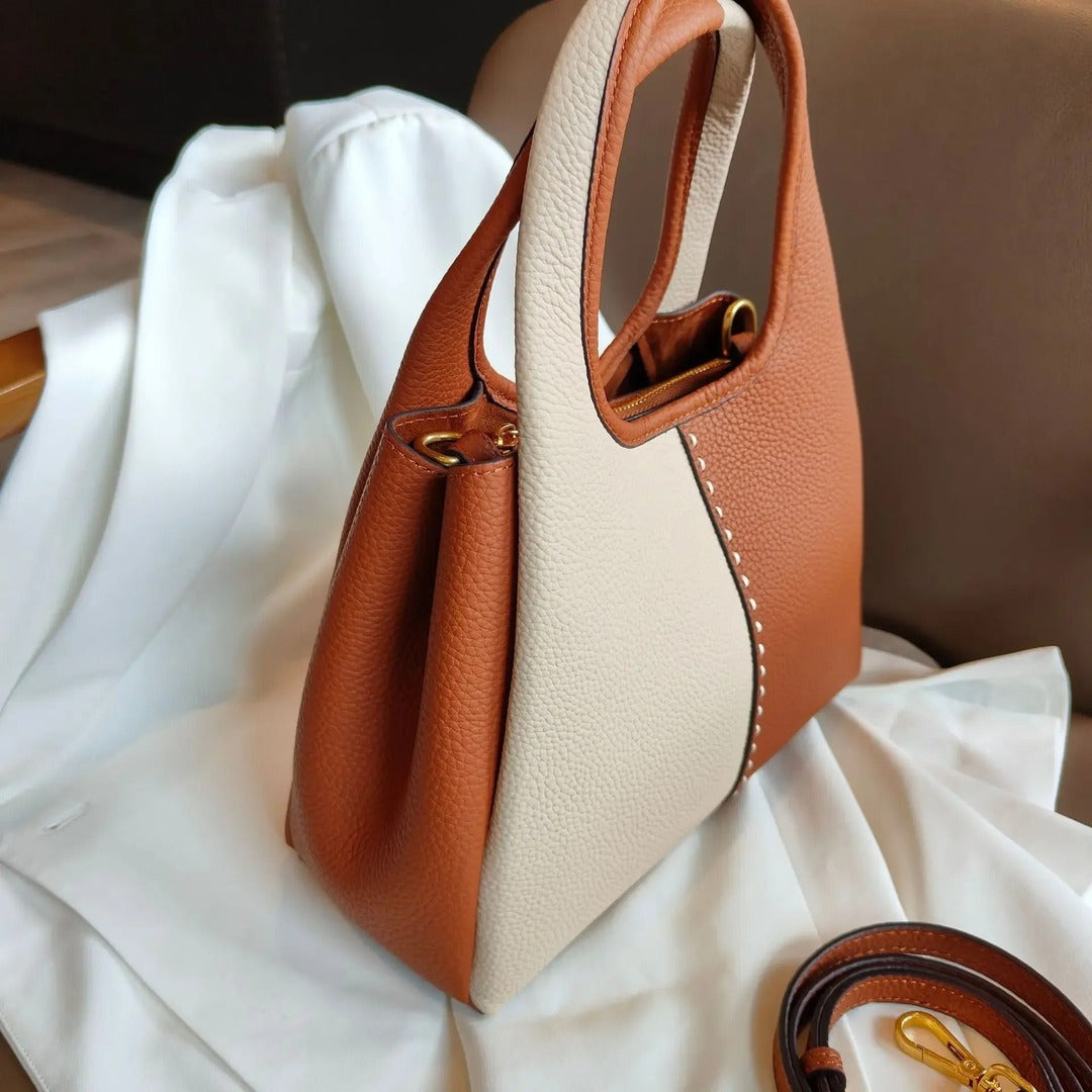 Léontine Bucket Leather Tote — image 12