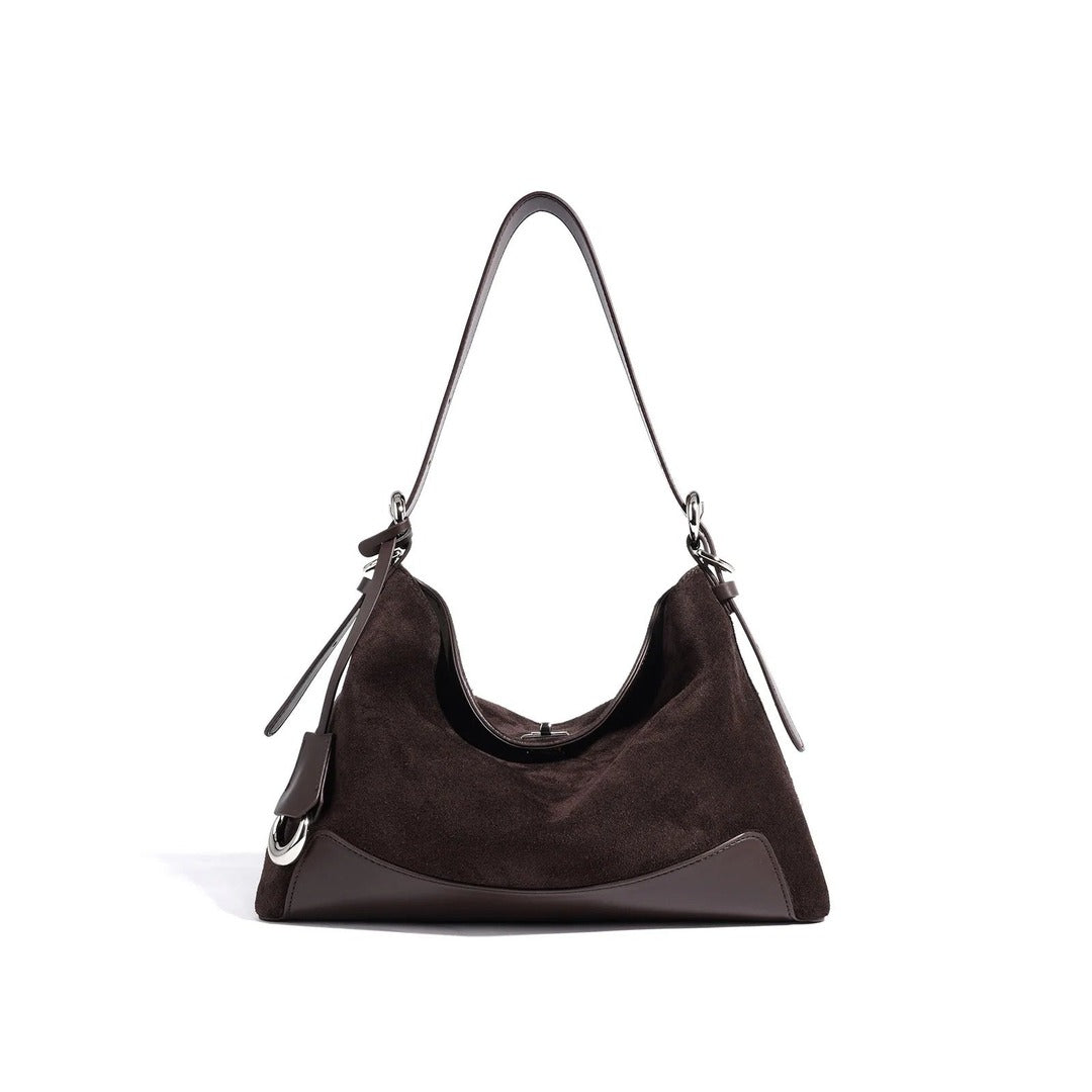 Geneviève Suede Shoulder Bag — image 13
