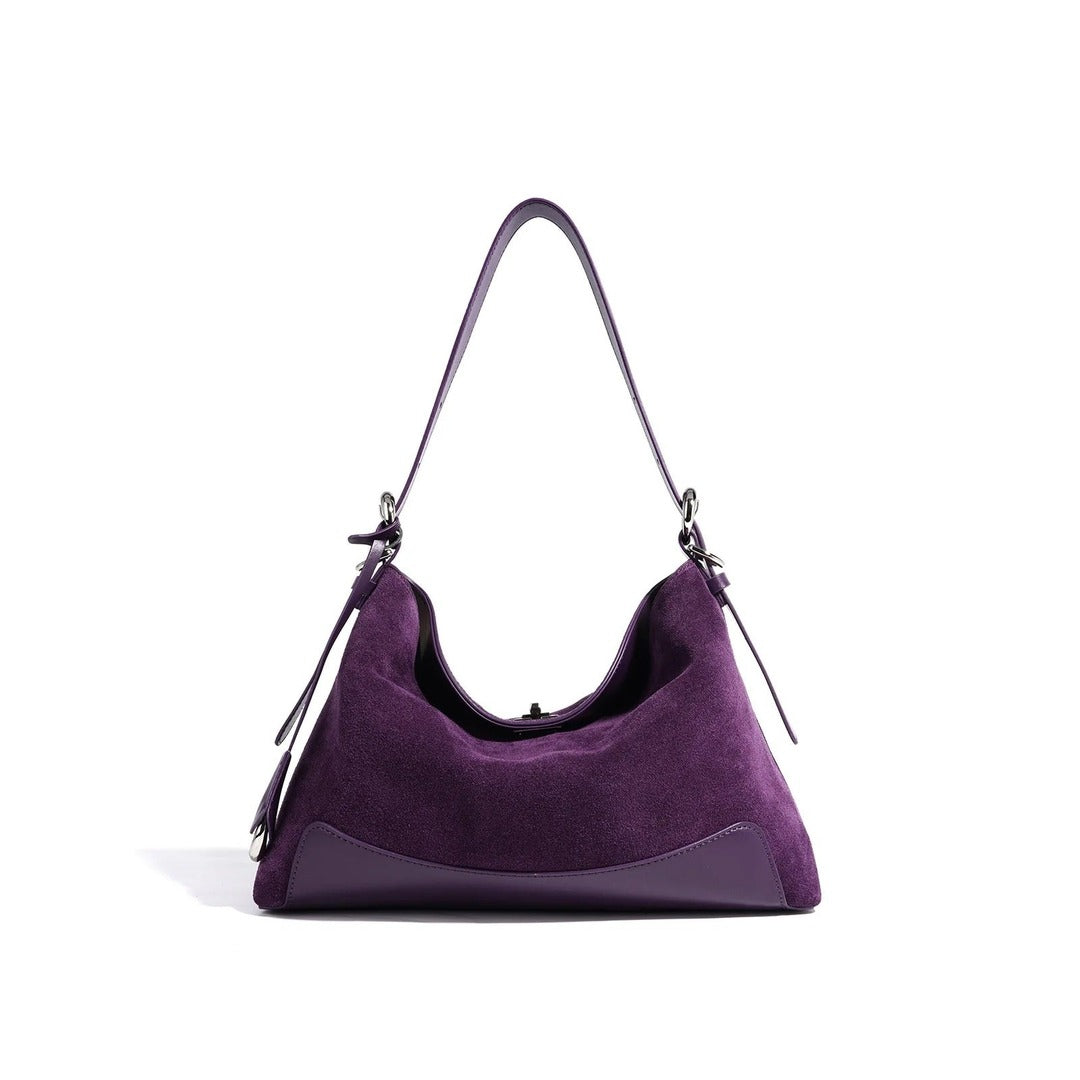 Geneviève Suede Shoulder Bag — image 14