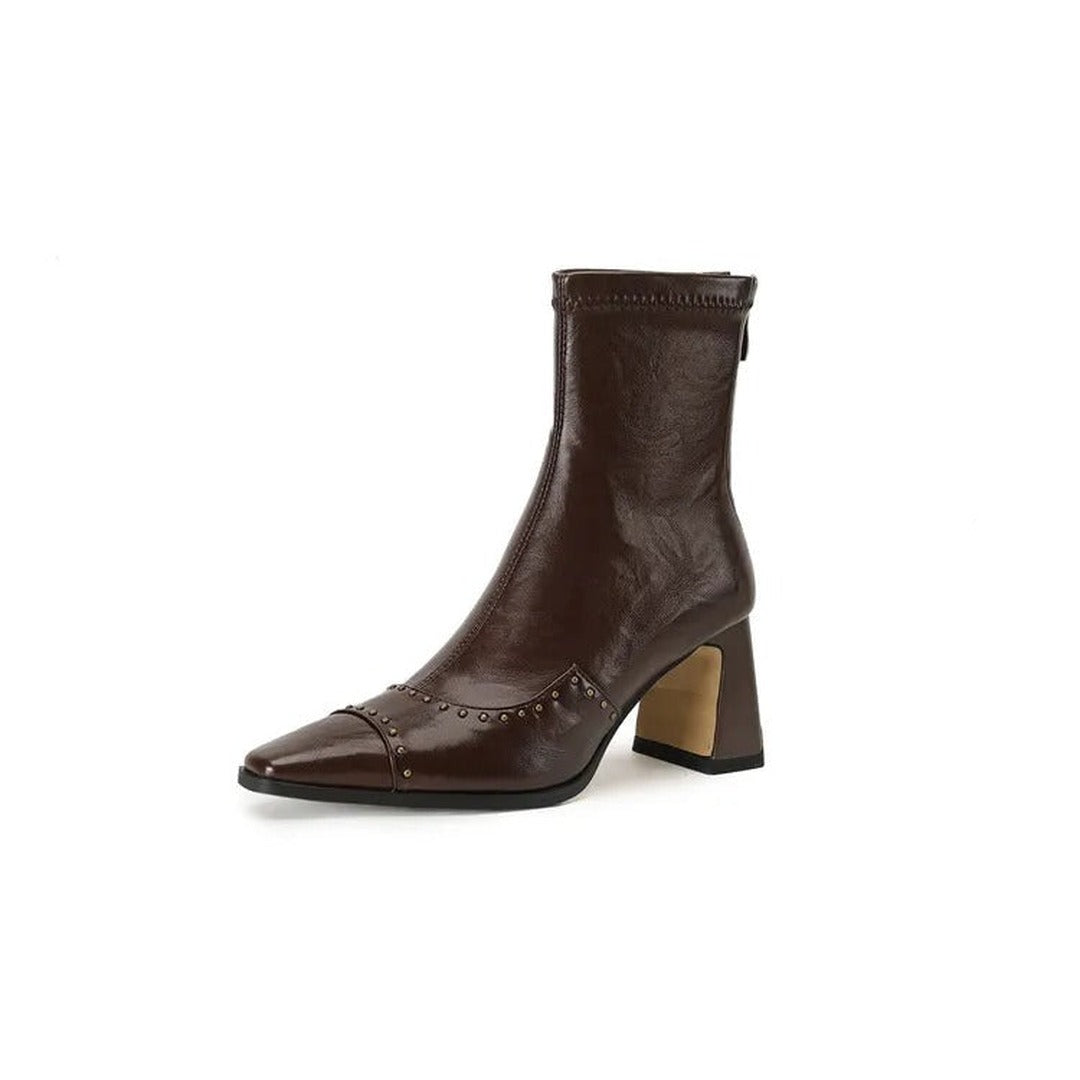 Donna Square Toe Ankle Boots — image 19
