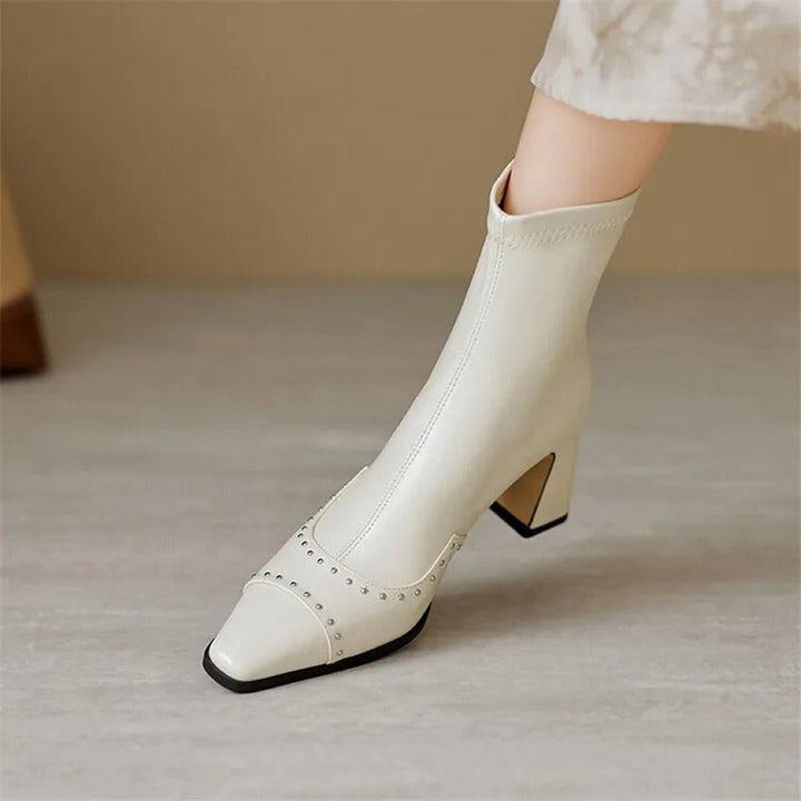 Donna Square Toe Ankle Boots — image 21
