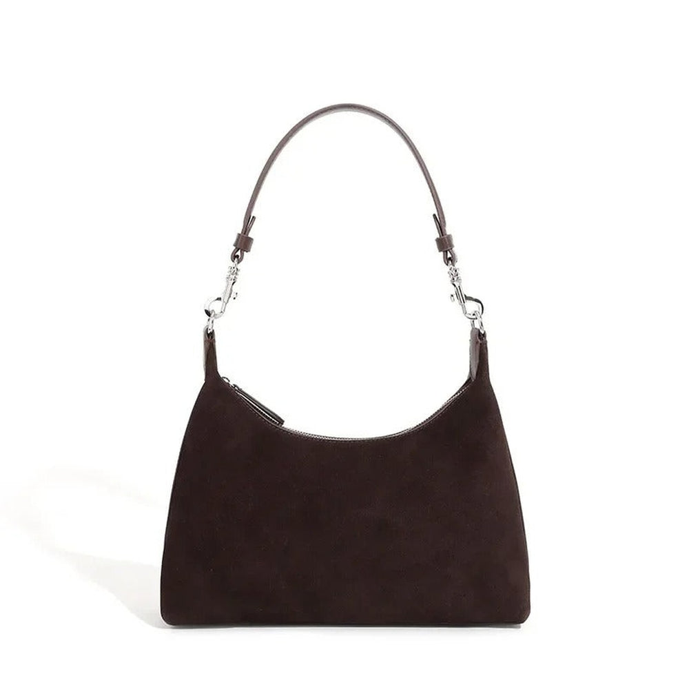 Louise Matte Hobo Suede Tote — image 2