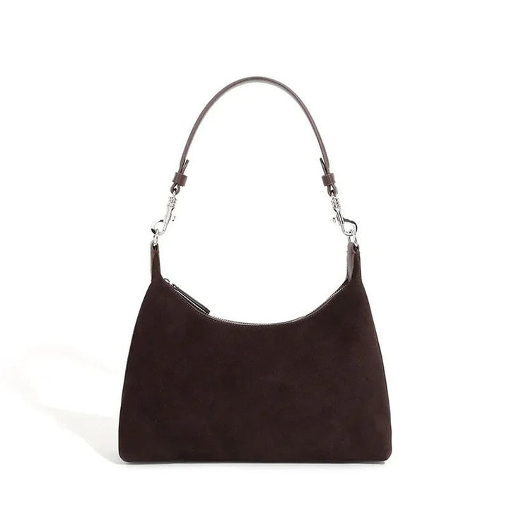 Louise Matte Hobo Suede Tote — image 2