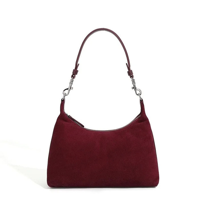 Louise Matte Hobo Suede Tote — image 3